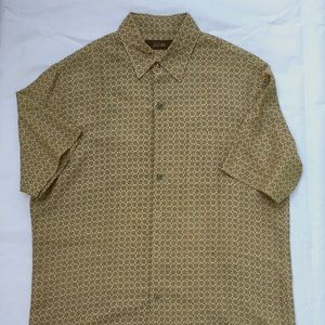 Tasso Elba Medium Short Sleeve Button Down Shirt